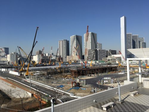 東京オリンピック　建設現場